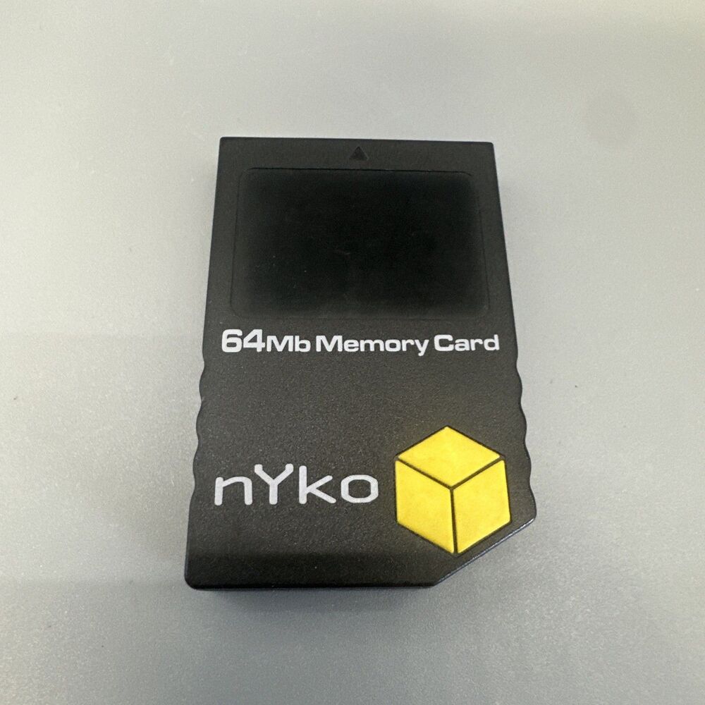 Nyko 64MB Gamecube Memory Card 81540-H08 Tested and Working